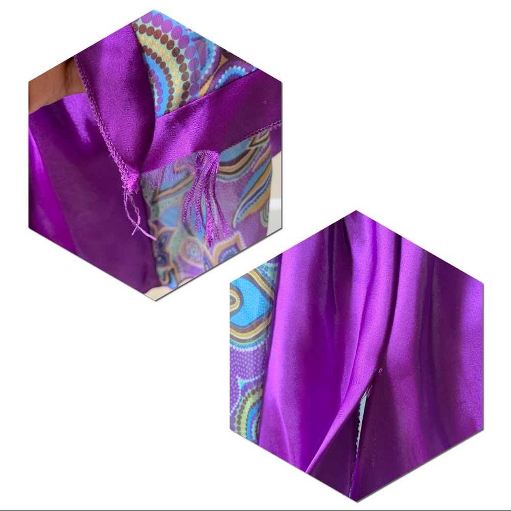 Bright Floral Mandala Colorful Tunic Kimono - Picture 6 of 6